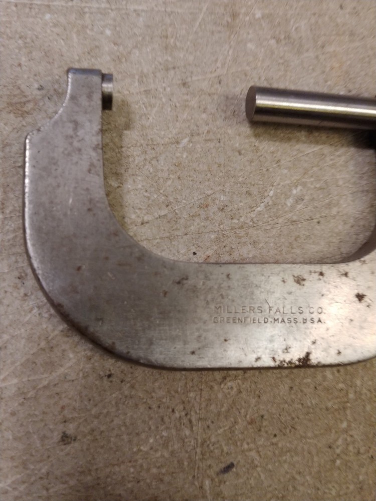 MILLERS FALLS MICROMETER 1 - 2 INCH