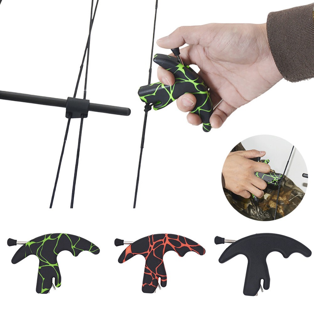 Compound Bow Wrist Release Aids Caliper Strap Trigger Adjustable Archery Hunting