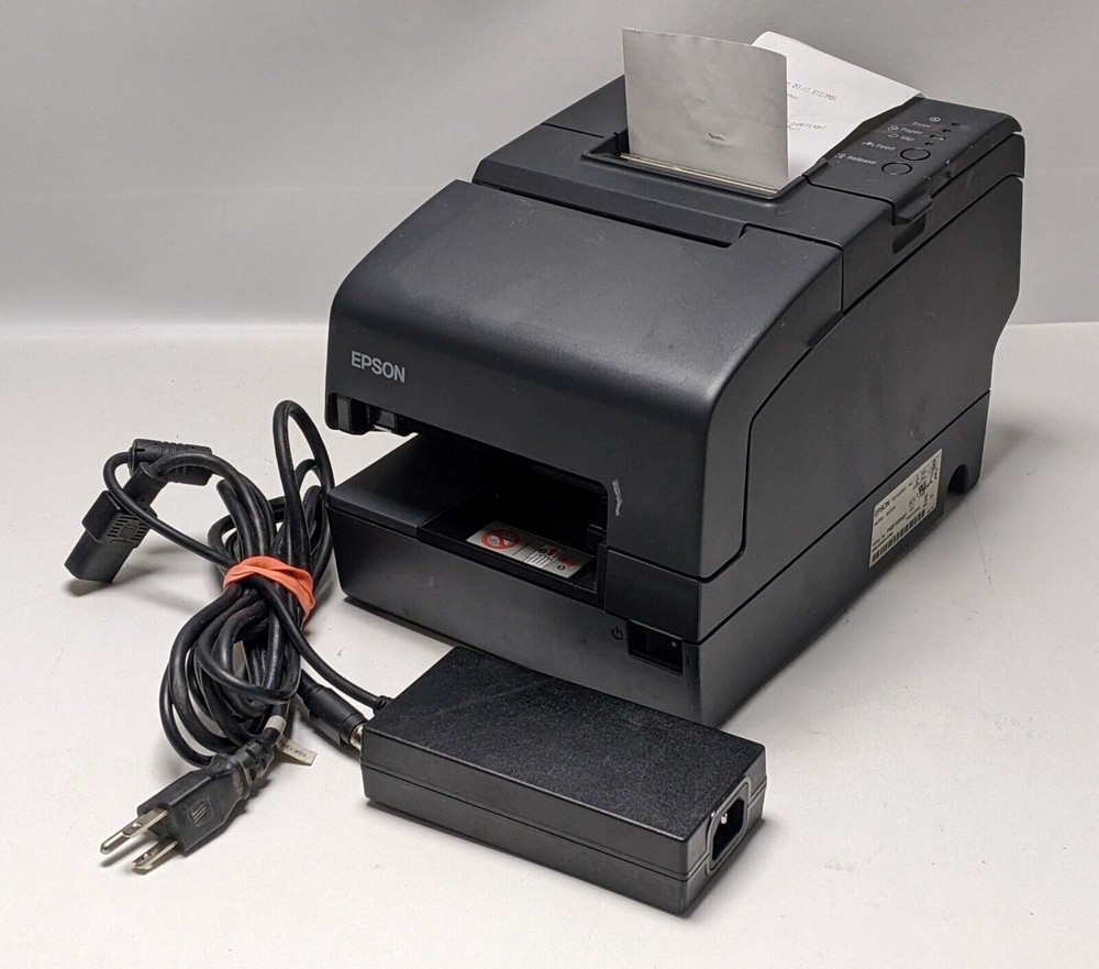 Epson M253A TM-H6000IV Multi-Function POS Receipt Printer W/ Power Adapter