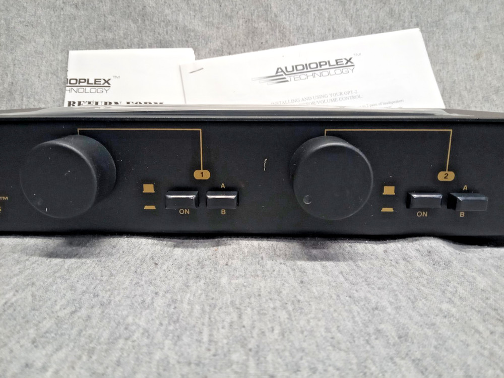AudioPlex Technology OPT-2 Two Zone Speaker Selector w/ Volume Control and A/B