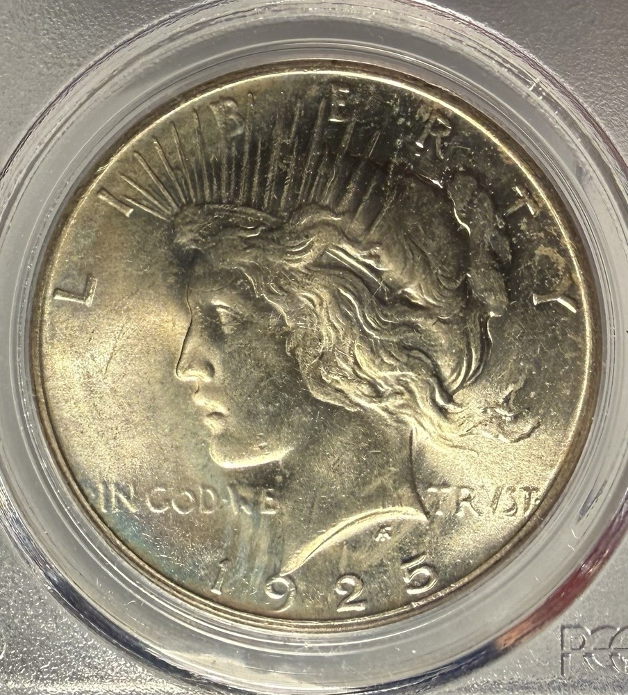 1925 $1 PCGS MS 66 CAC Peace Silver Dollar