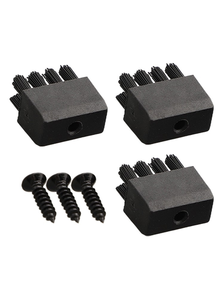 Increased Longevity Arrow Rest Brush Set 3pcs Replacement Brushes with Screws