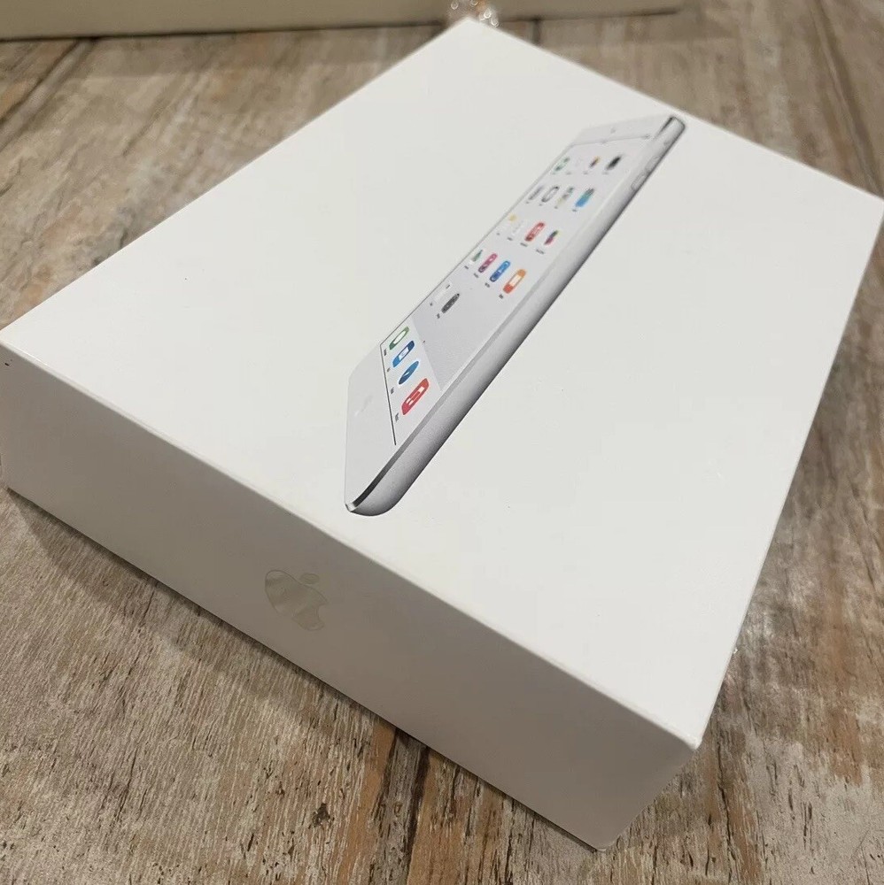 BOX ONLY Original iPad Mini Retail Box with Insert, White, Great Condition