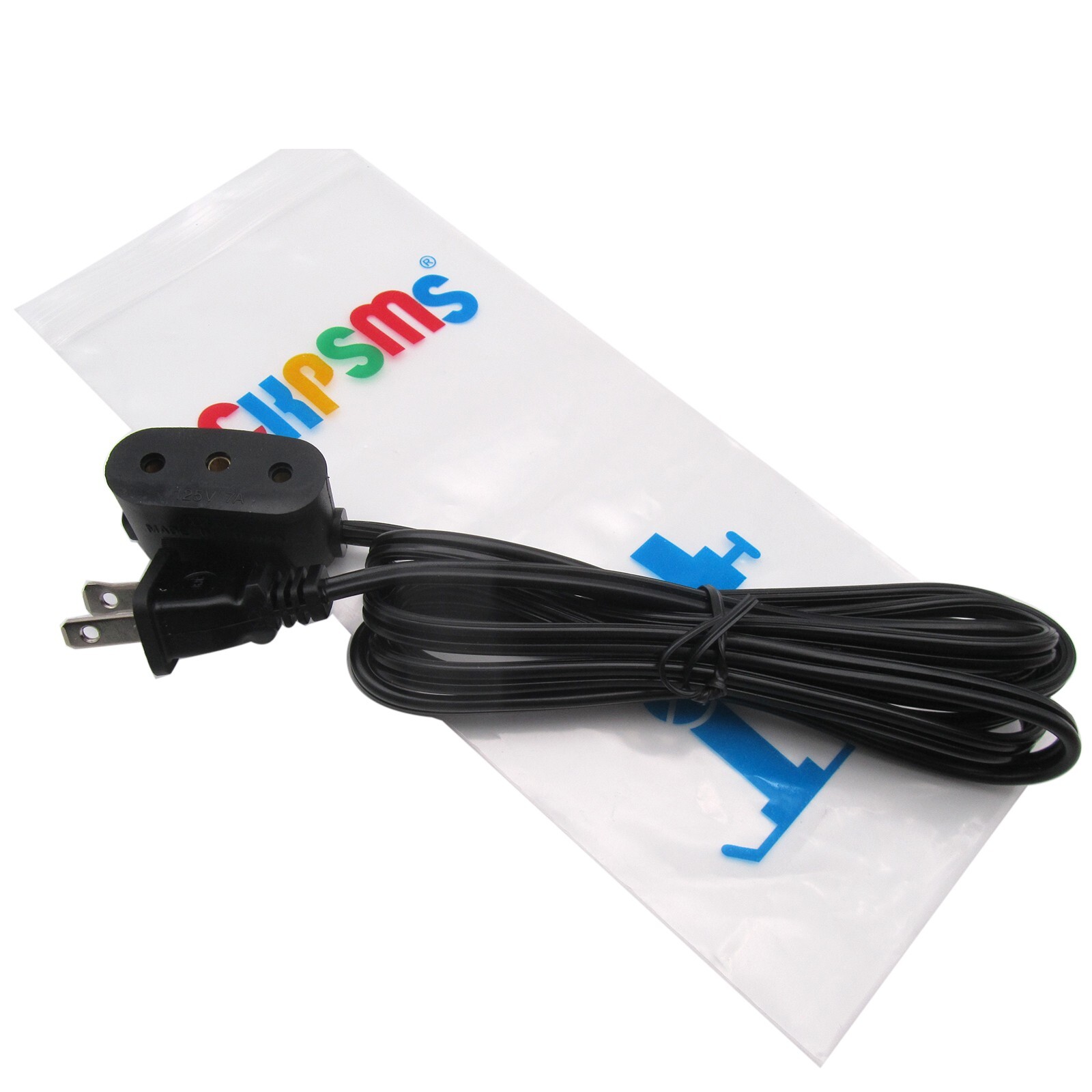 #122 110V Single Lead Power Cord FOR SINGER 201,301,401,401A,403,206K,306K,15-90