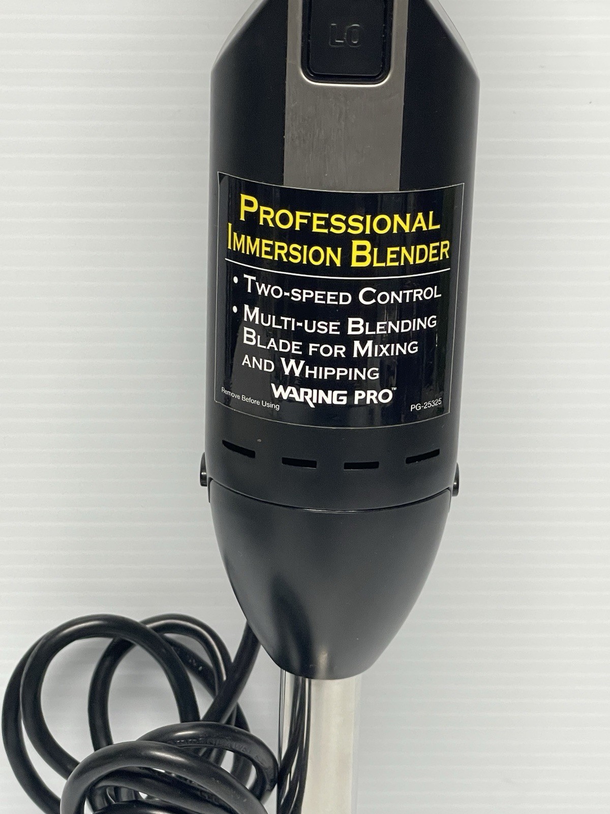 Waring Pro Professional Immersion 2 Speed Hand Blender # SB10 Removable Stick