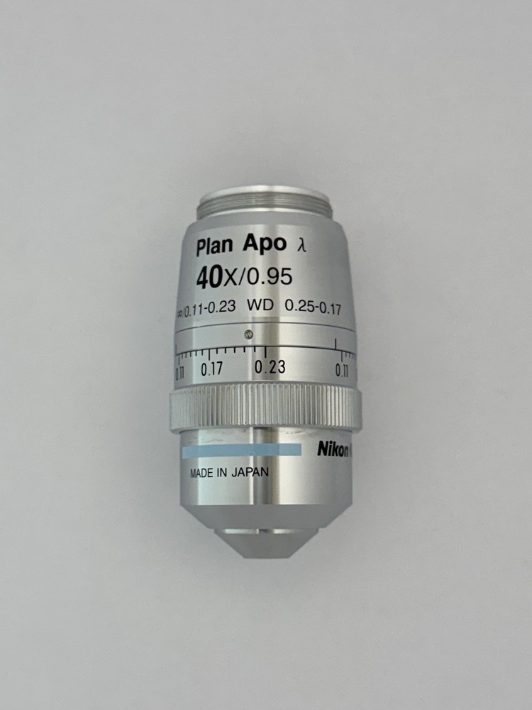 Nikon Plan Apo Lambda λ 40x/0.95 DIC N2 Microscope Objective – CFI60 – OFN25