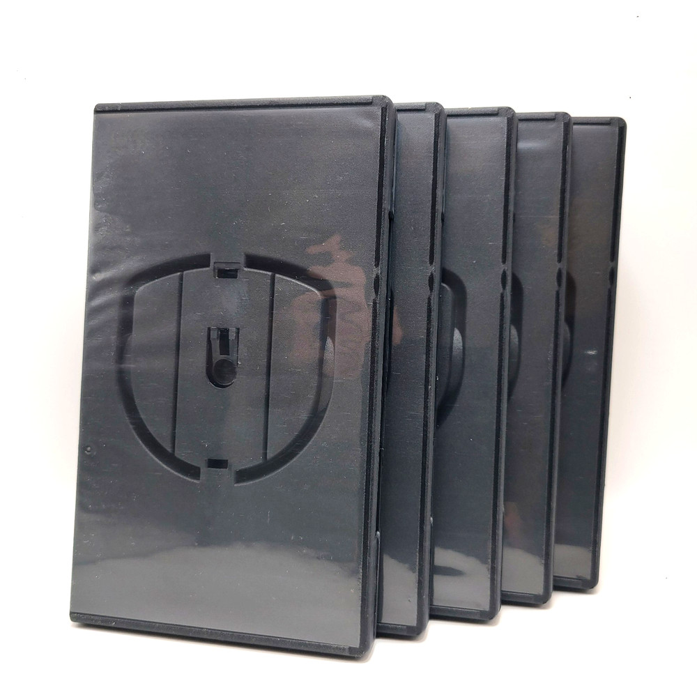5x PSP UMD Game Cases Boxes Replacements - Black - Brand New
