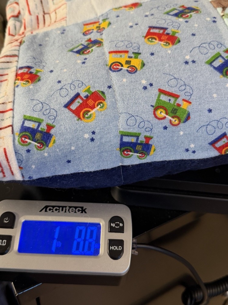 Patchwork Quilt Throw Blanket Handmade Signed Reversible Farmstead 53”x52”