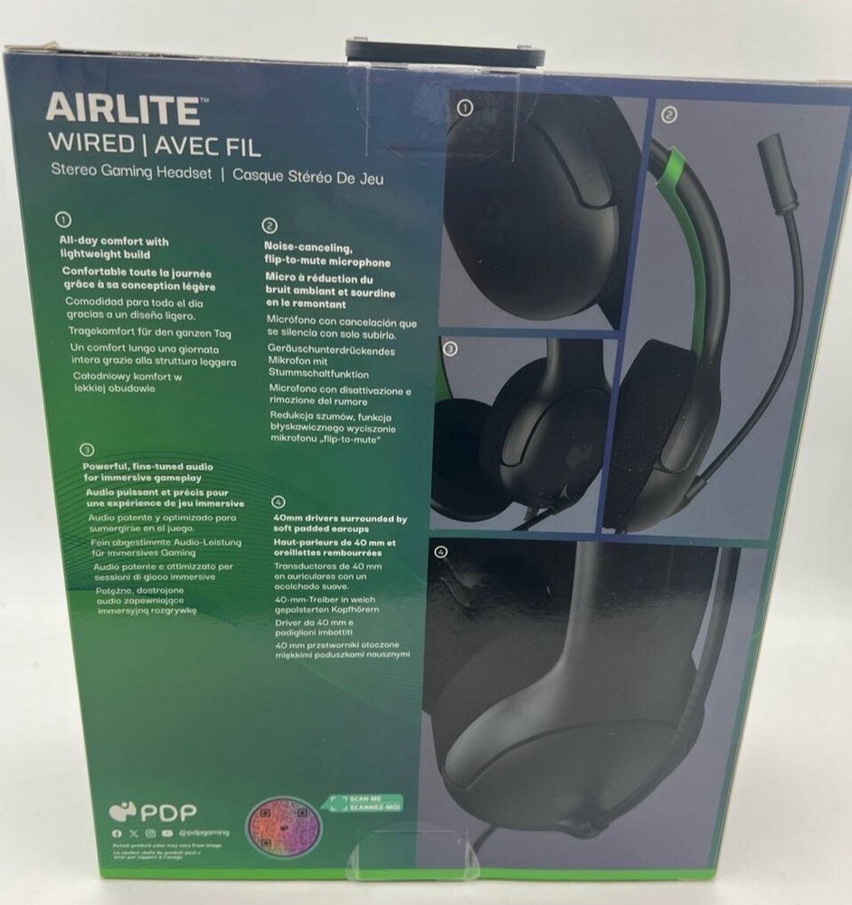 PDP Gaming Airlite XBox Green Headset