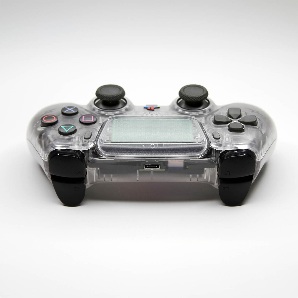 Killscreen Retro Clear PS5 Controllers Pro DualSense Red Blue Green Yellow
