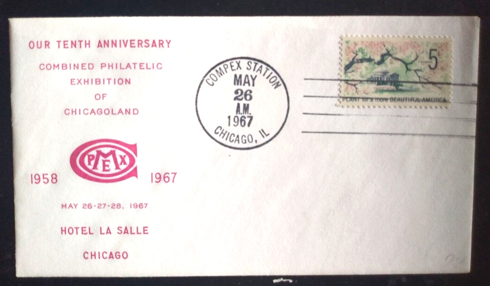 COMPEX CHICAGOLAND 1978 HOTEL LA SALLE 10TH ANNIVERSARY SHOW COVER  UNADD