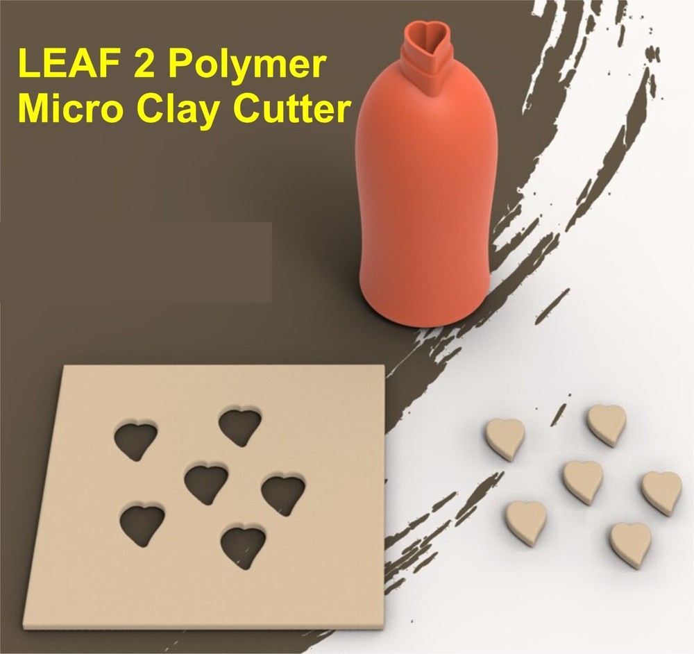 Leaf 2 Micro Clay Cutter/Polymer Clay Cutters