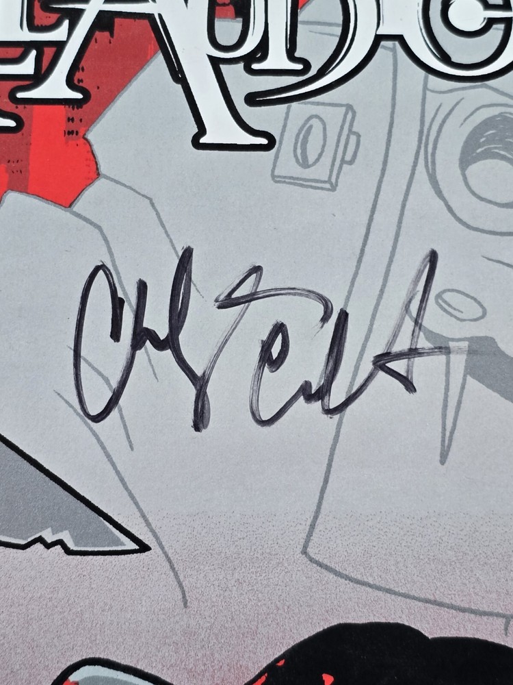 Coheed And Cambria Kill Audio Autographed Brian Ewing Poster 2008