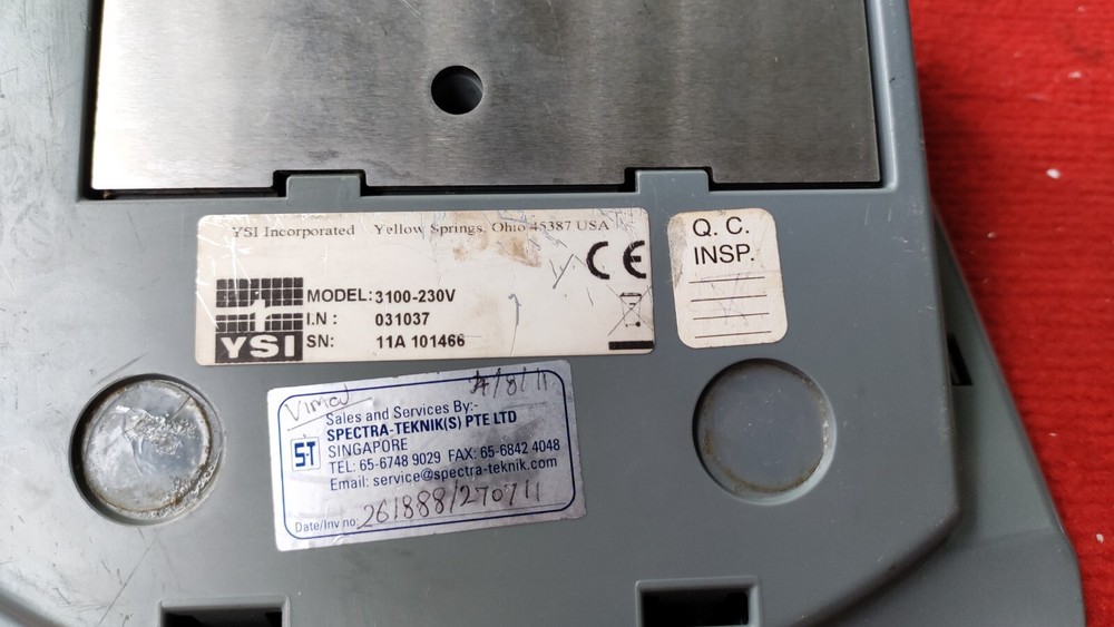 P:VT9 YSI 3100 Conductivity Instrument