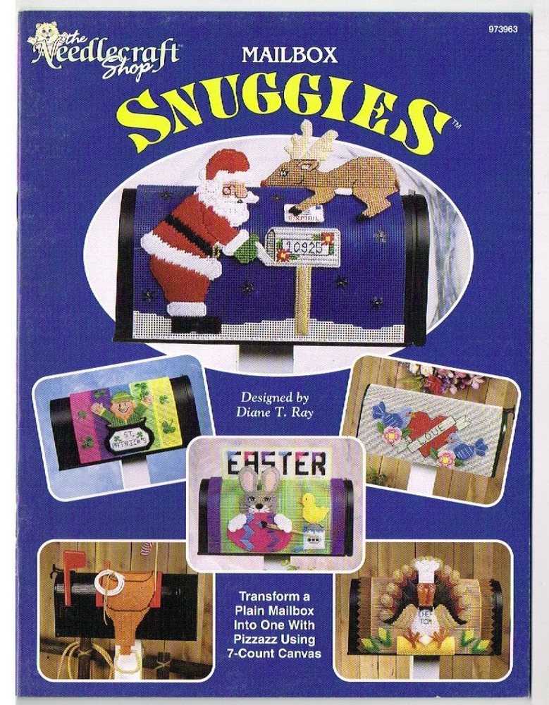 Mailbox Snuggles Plastic Canvas Pattern Mail Box Cover Santa St Patrick Turkey