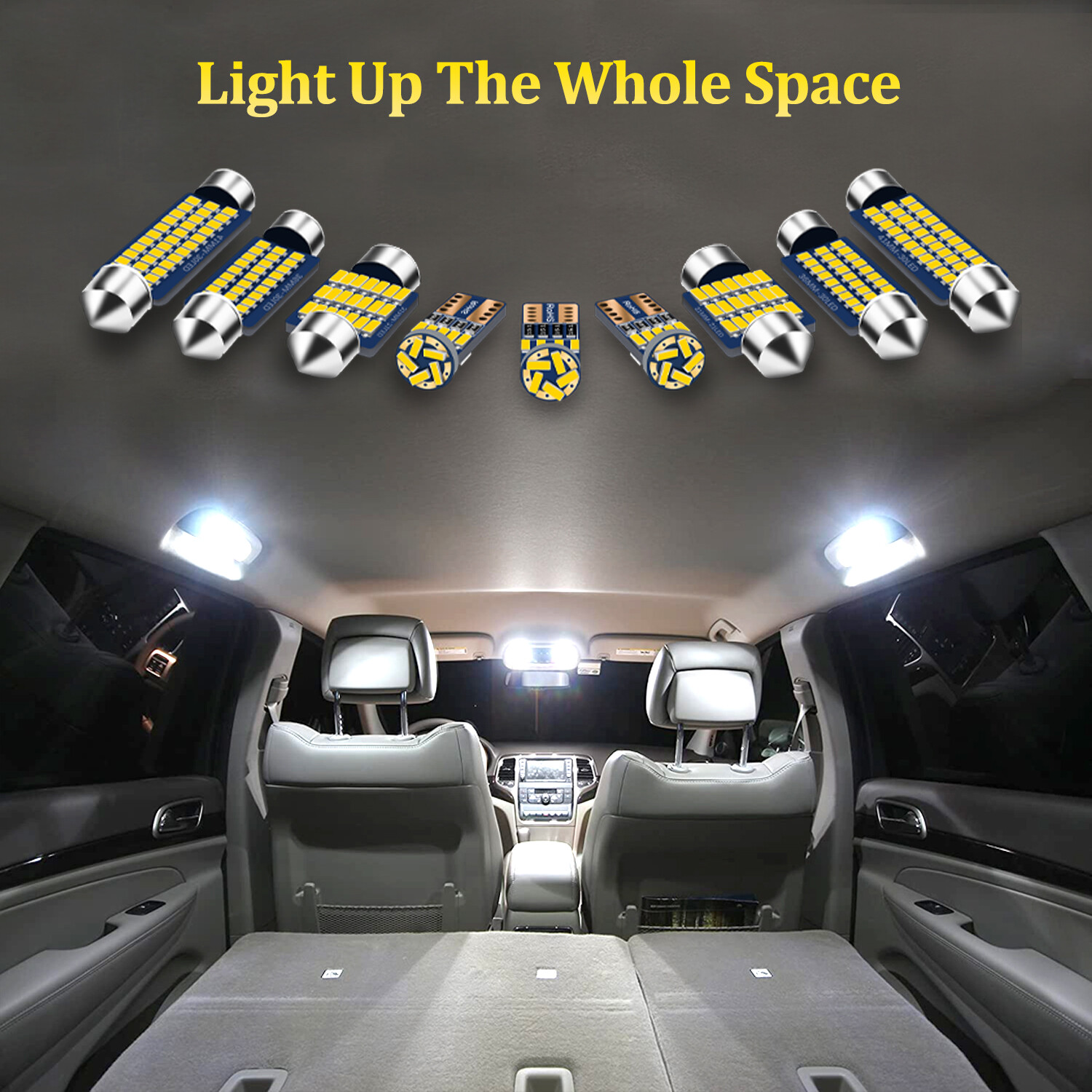 19x Canbus Interior LED Lights Bulb Package Kit For 2020 Dodge Charger 2011-2022
