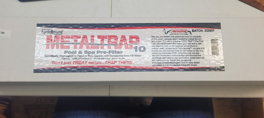MT-10 MetalTrap Hydropure technologies pool & spa filter