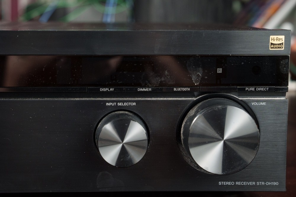 Sony STR-DH190 Home Stereo Receiver Bluetooth Connectivity Remote Bundle