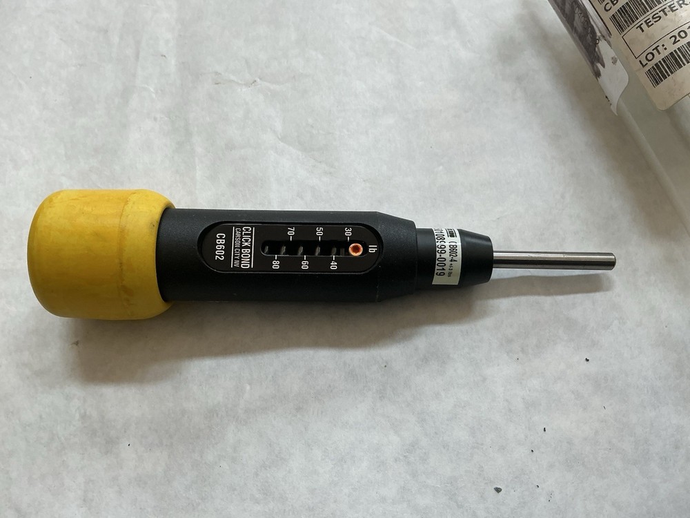 Click bond CB602-4 Nutplate Pushoff Strength Tester