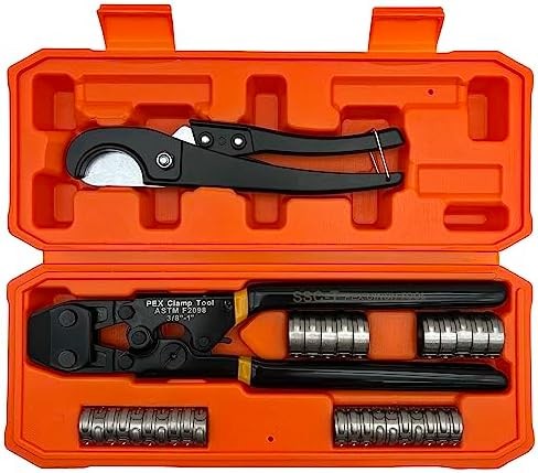 PEX Pipe Clamp Crimping Tool with Cutter