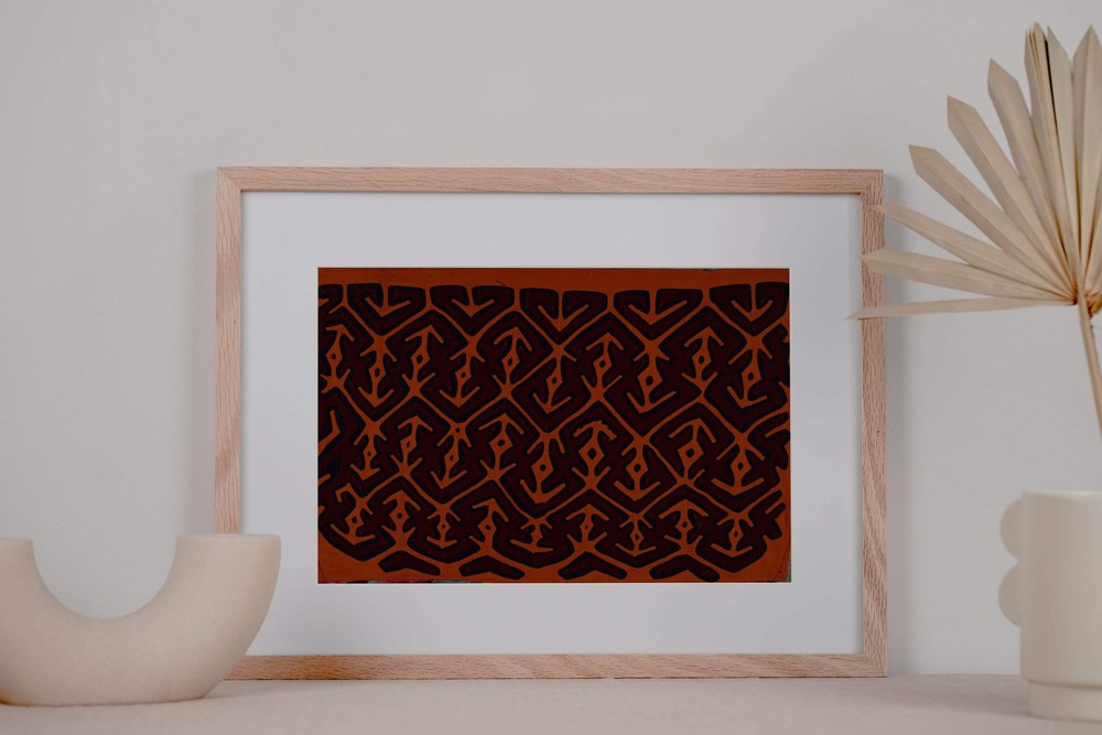 Classic Design Orange Former Blouse Mola