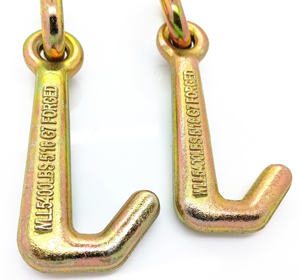 2pc J hook cluster frame back grip auto body dent puller repair clamp