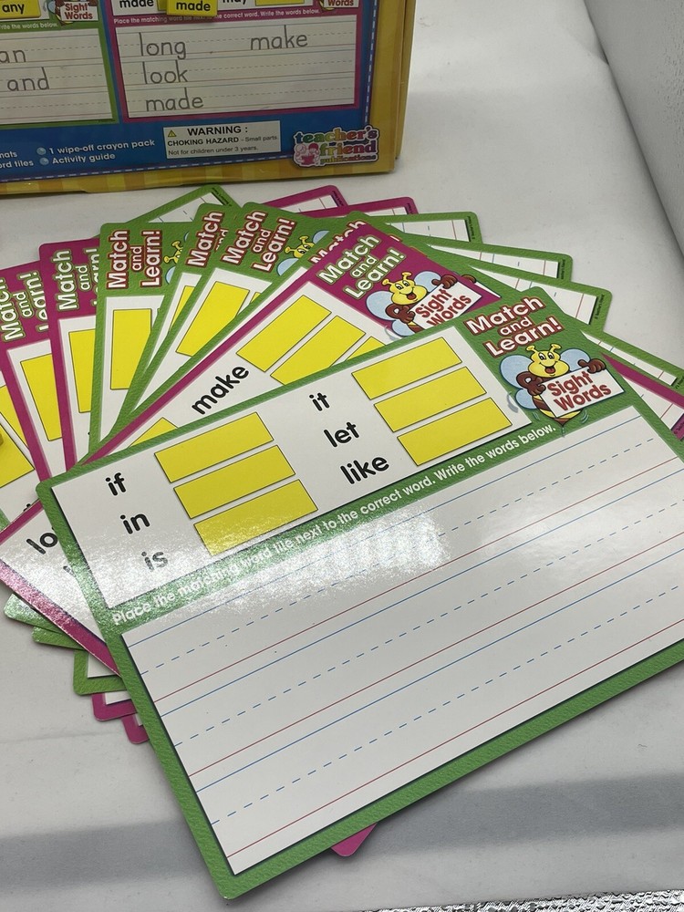 Scholastic Sight Word Mats