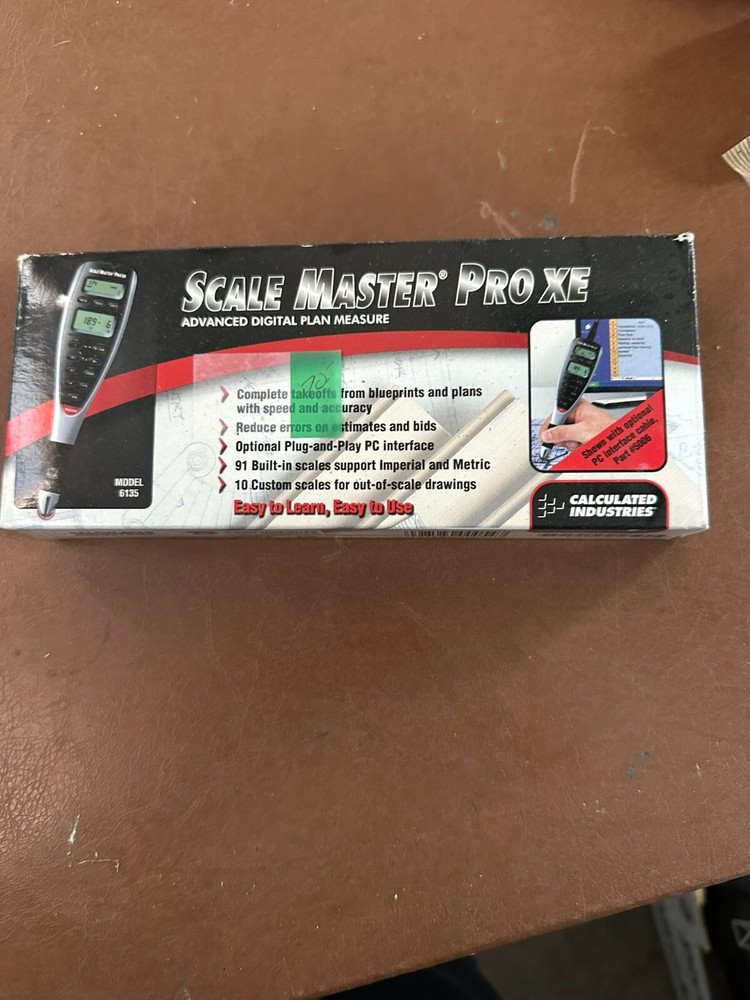 Calculated Industries 6135 Scale Master Pro XE Advanced Digital Plan Measure