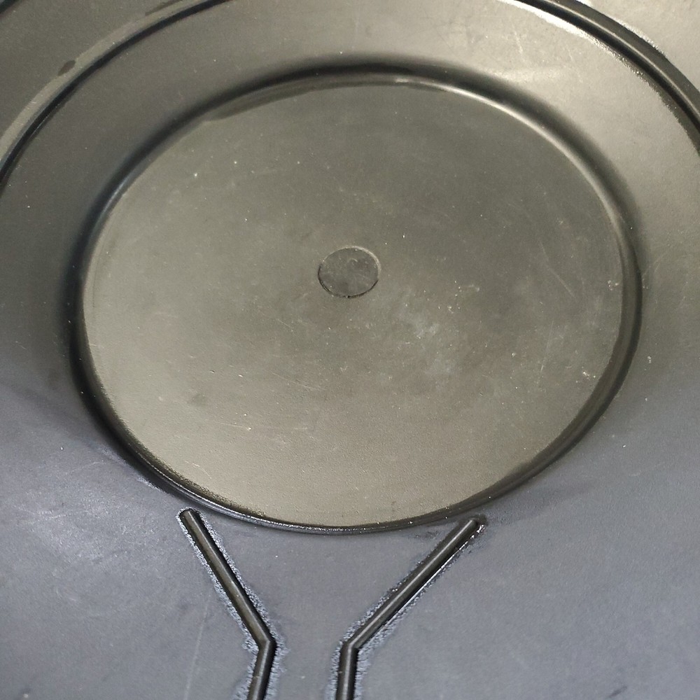 Gold Pan Black Plastic