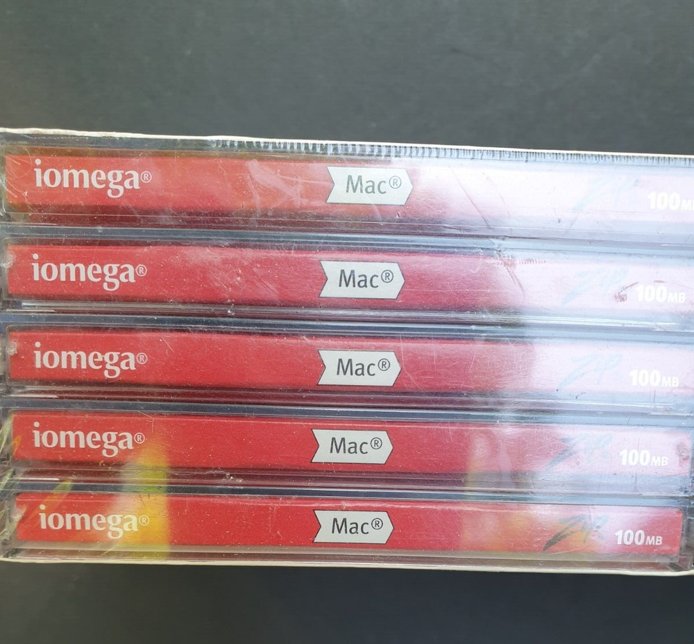 Iomega Zip 100MB Disk 10 Pack formatted for MAC