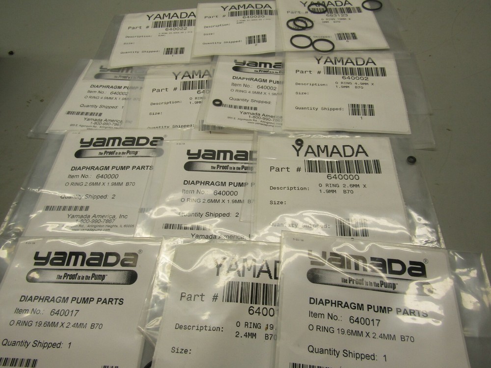 Yamada O-Ring Lot! 640000 + More!