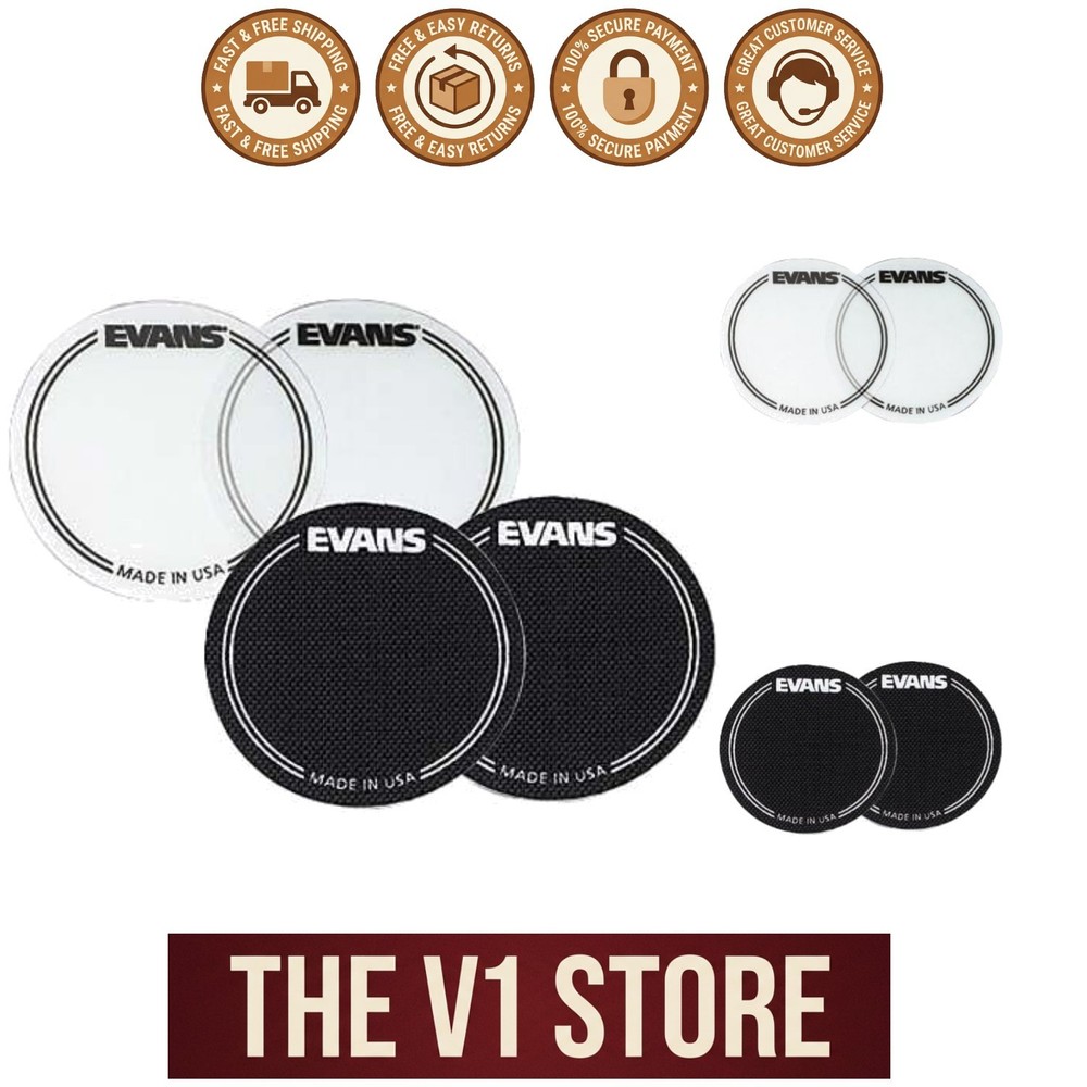 Protective Black Nylon Bass Drum Patch - Boost Attack Without Compromising Sound