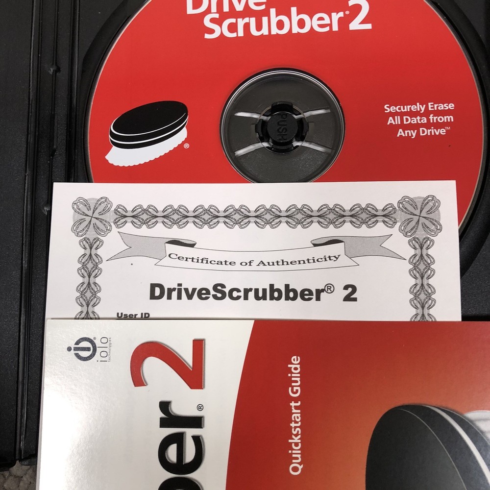 IOLO Drive Scrubber 2 Unlimited PCs Computer Software