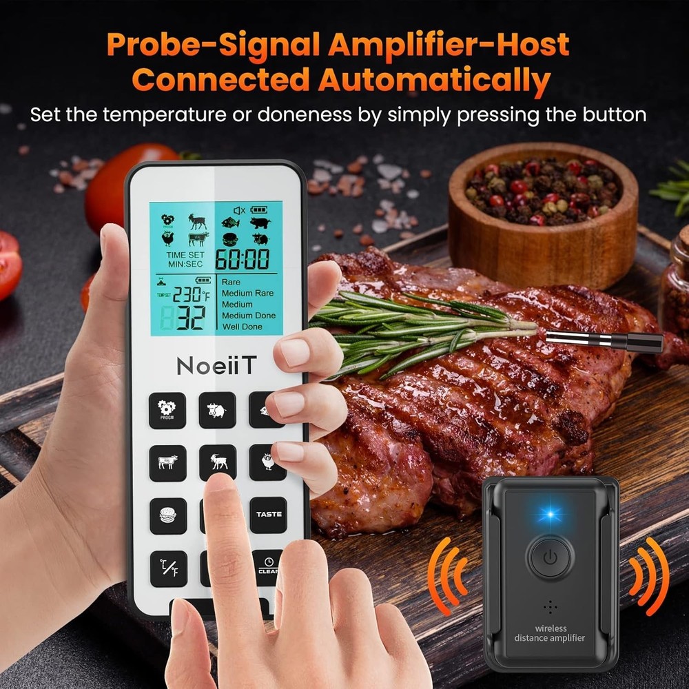 Wireless Meat Thermometer 300FT Wireless Meat Thermometer Digital