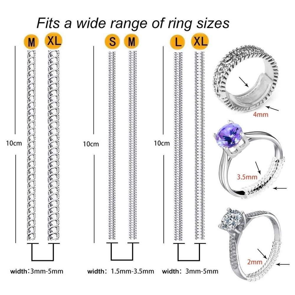 Ring Sizers for Loose Rings, Eiito Size Block Structure, transparently