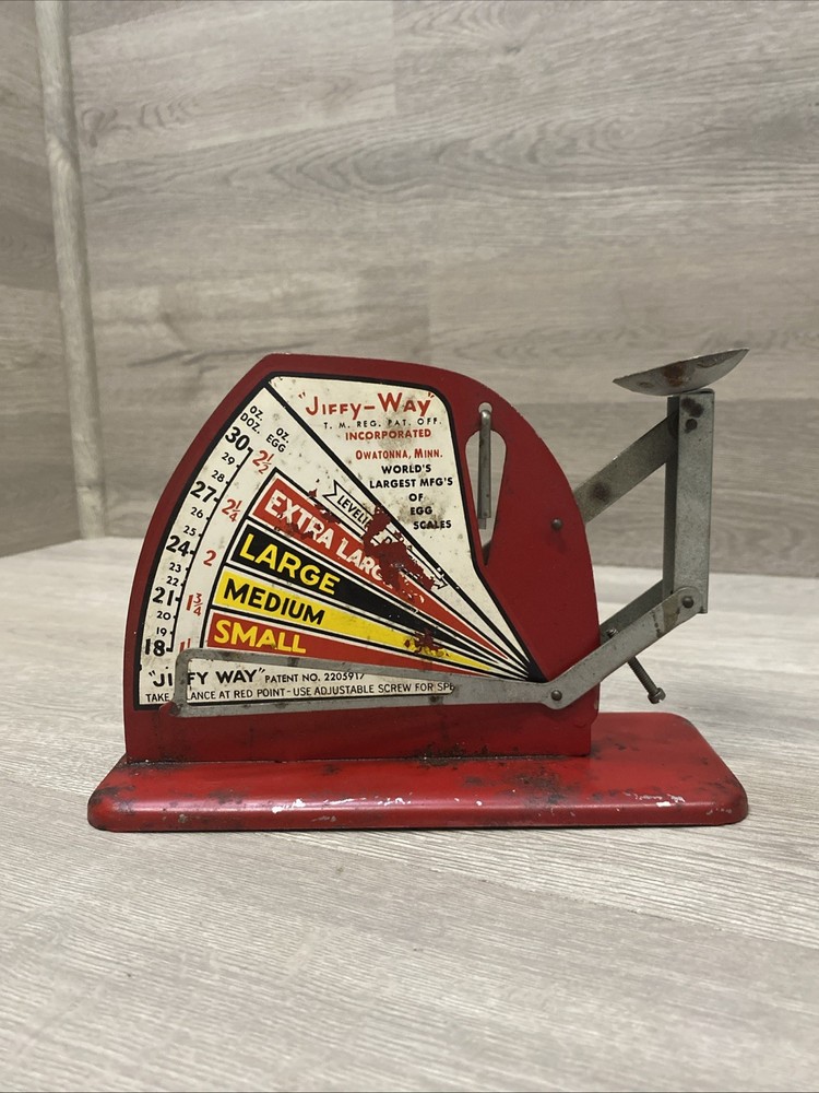 Vintage Jiffy Way Egg Scale
