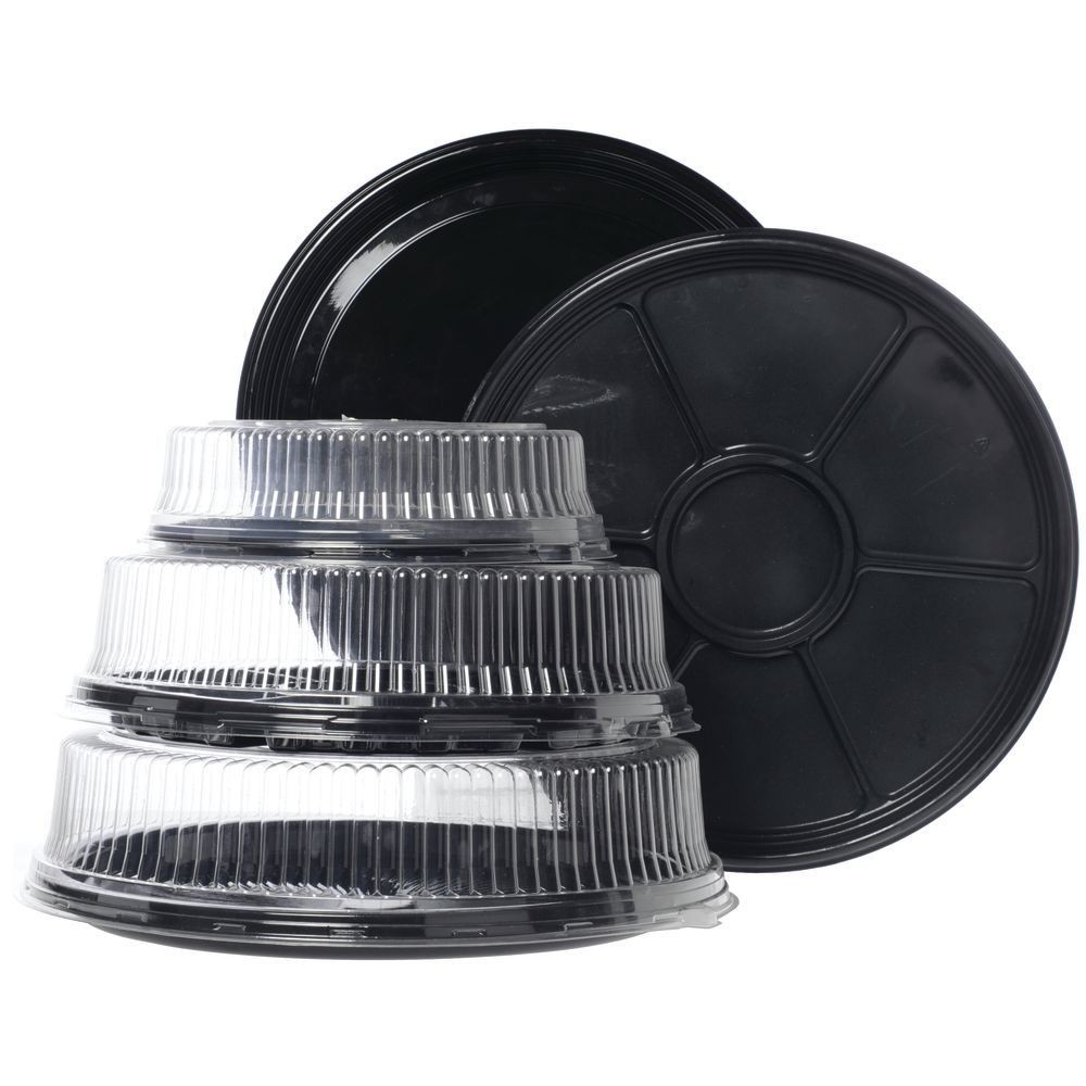 Black 16" Onyx Round Platter