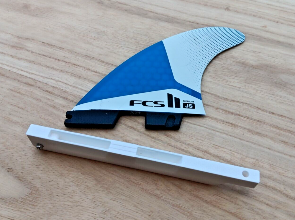 FCS II to longboard fin box adapter