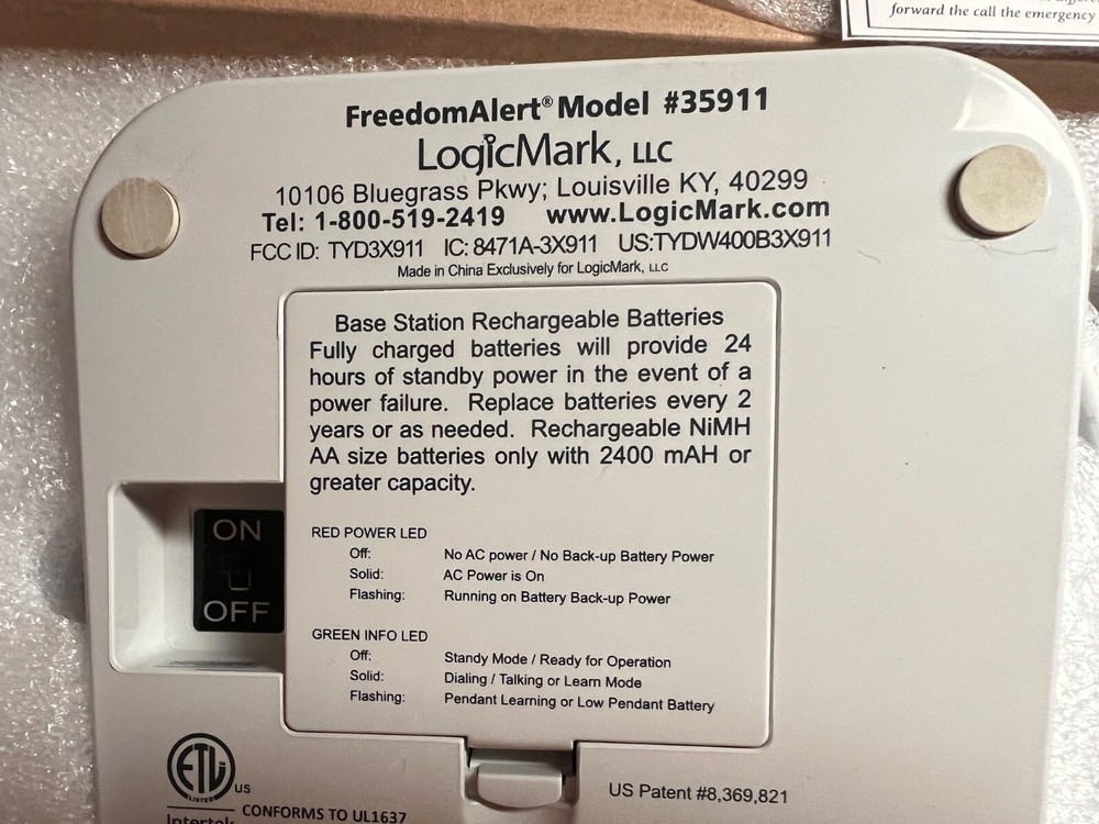 LogicMark 35911 Freedom Alert Emergency System
