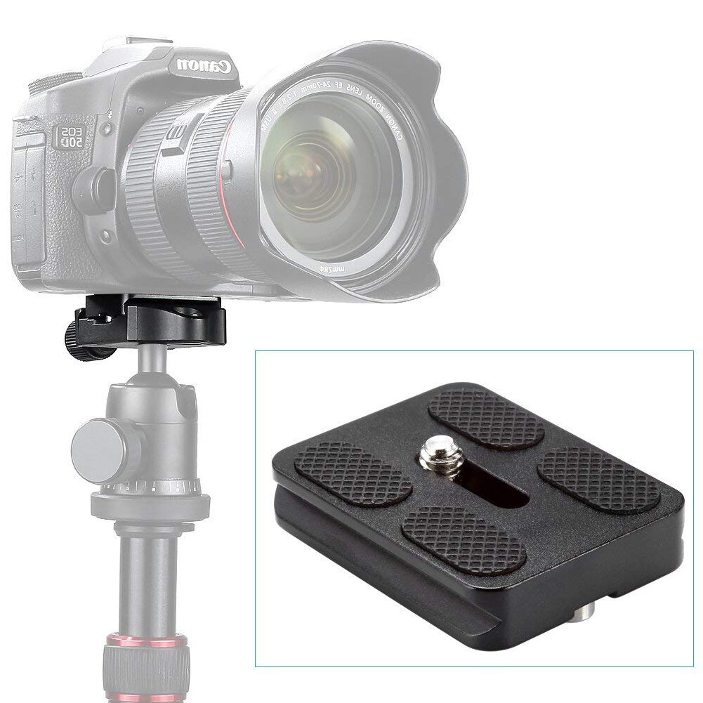 2 x 50mm Quick Release Plate Arca-Swiss Type for Canon Nikon Sony Fujifilm DSLR