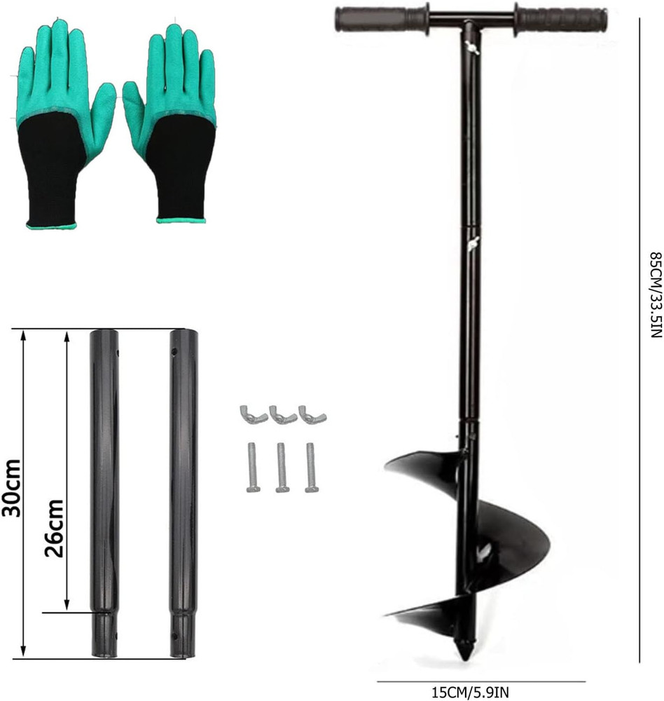 Compost Turning Tool,Compost Stirring Tool,Compost Aerator Tool Turner and Mixin