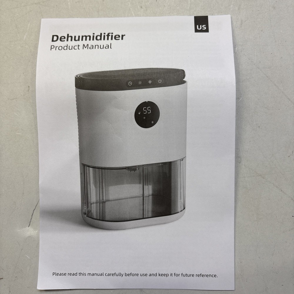 Dehumidifier - Model DH-CS02, 2.3L With LED Lights