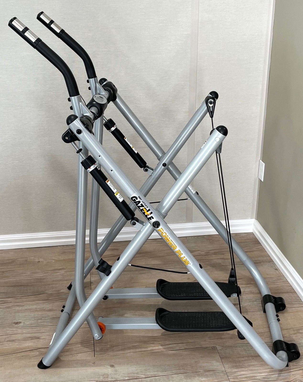 Gazelle Power Plus Glider Exercise Machine Tony Little - with  All DVDs and Docs