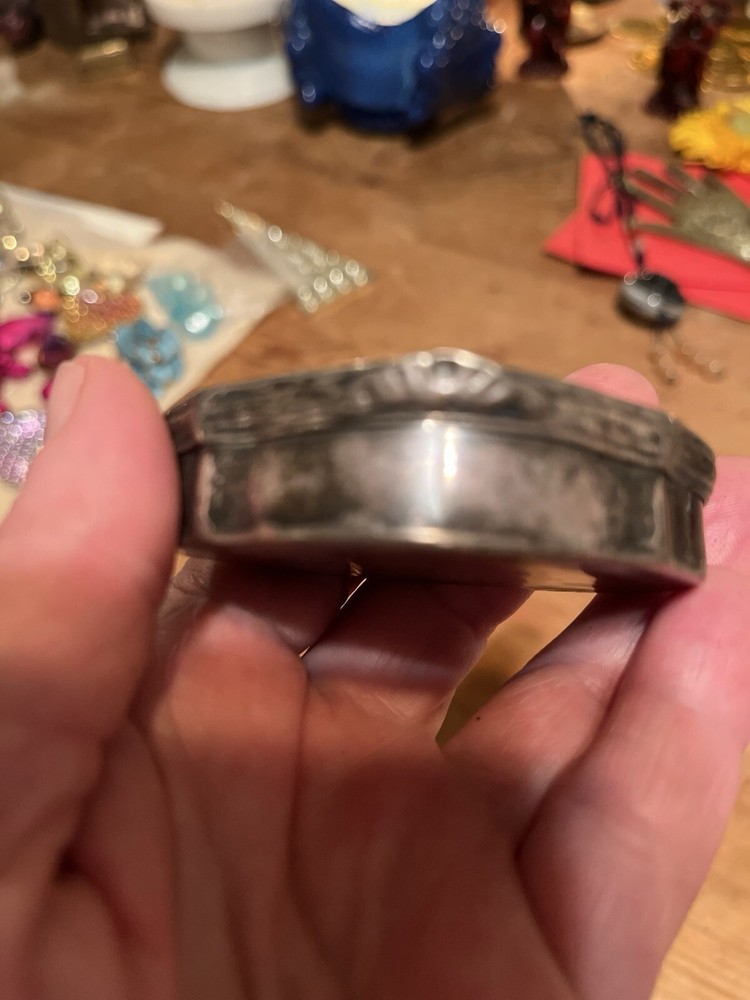 1792 Antique Sterling Silver Snuff Box