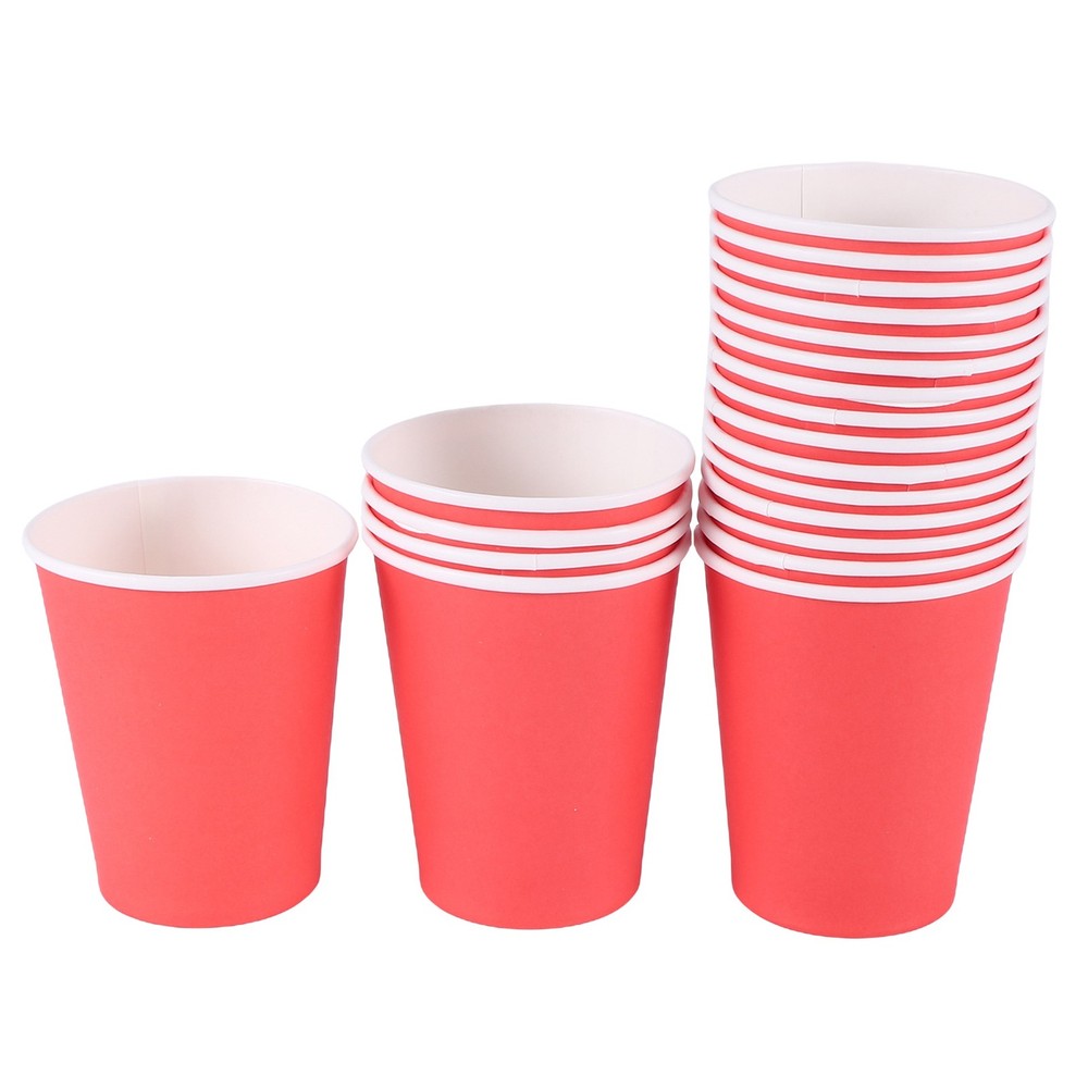 20  Cups (9oz) - Plain Solid Colours Birthday  Catering T8I7