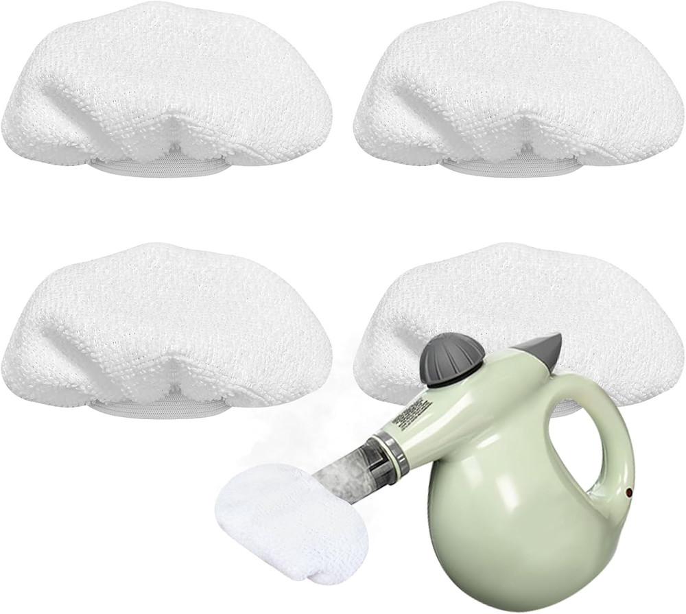 4 Pack Universal Microfiber Cloths for Handheld Steam Cleaner - Compatible with