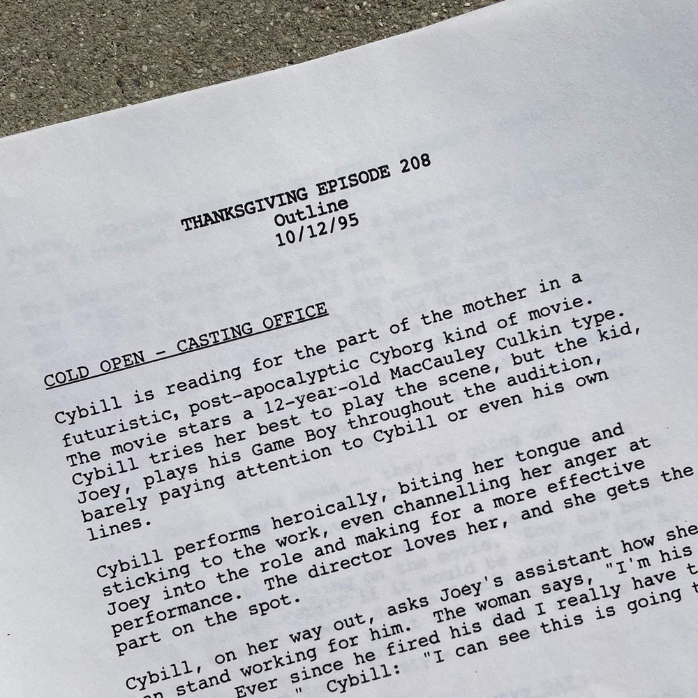 CYBILL 1995 TV Series SET Production Used Scripts Table Revised EP Drafts