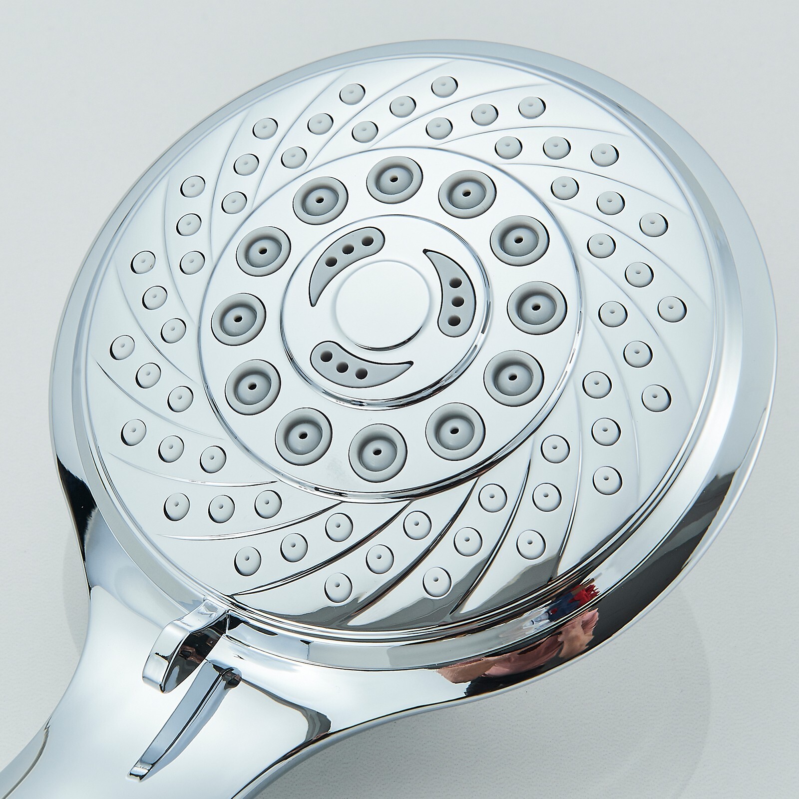 Chrome 8"Rain Shower Head with Handheld Spray Combo High Pressure Adjustable Arm