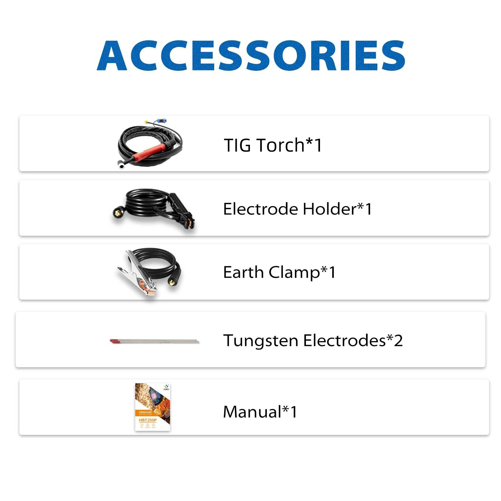HITBOX HF TIG Welder&Foot Pedal 200A 220V AC DC Stick/MMA Weld Machine Pulse Tig