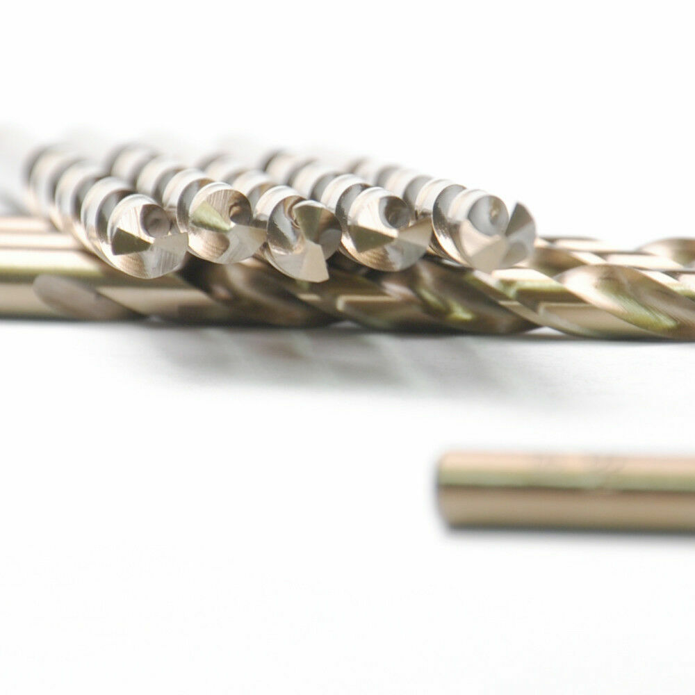 Drillforce 5PCS 5/16" Cobalt Drill Bit Set HSS M35 Jobber Length Metal Drill Bit